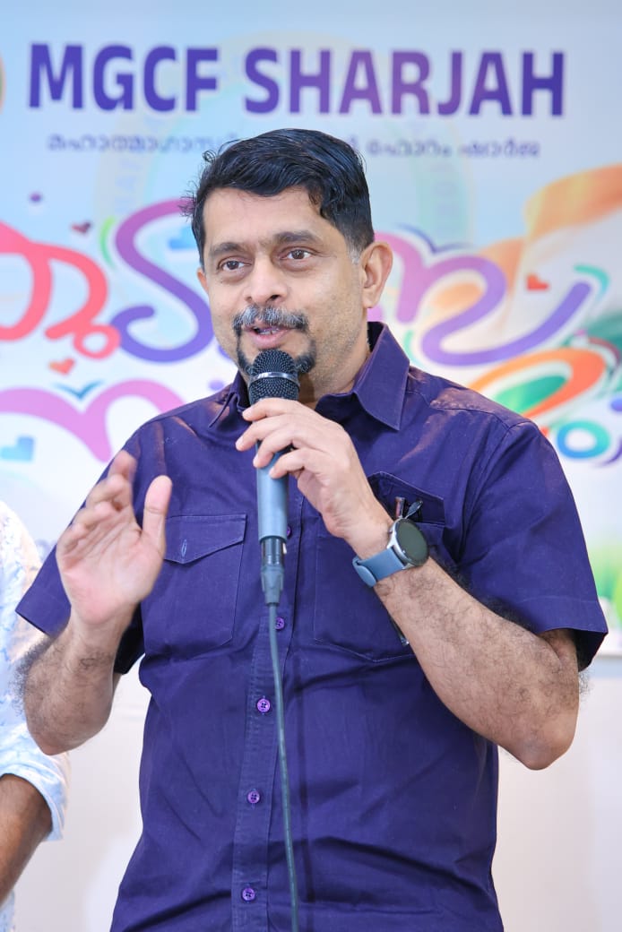 Speaking at MGCCF Sharjah community event